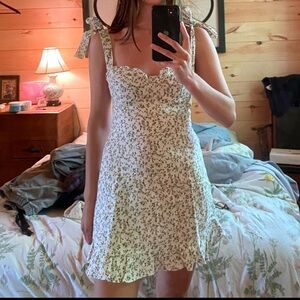 Reformation Desiree Linen Dress